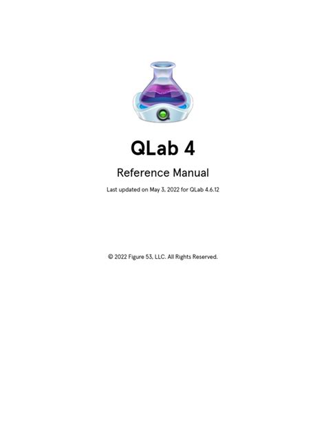 The QLab 4 Manual 